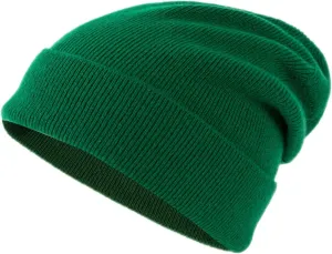 100% Pure Cashmere Beanie for Women and Men, Cuffed Warm Hat with Gift Box