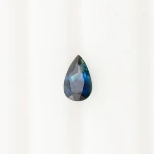 1.06ct Pear Shape Dark Blue Montana Sapphire SF010
