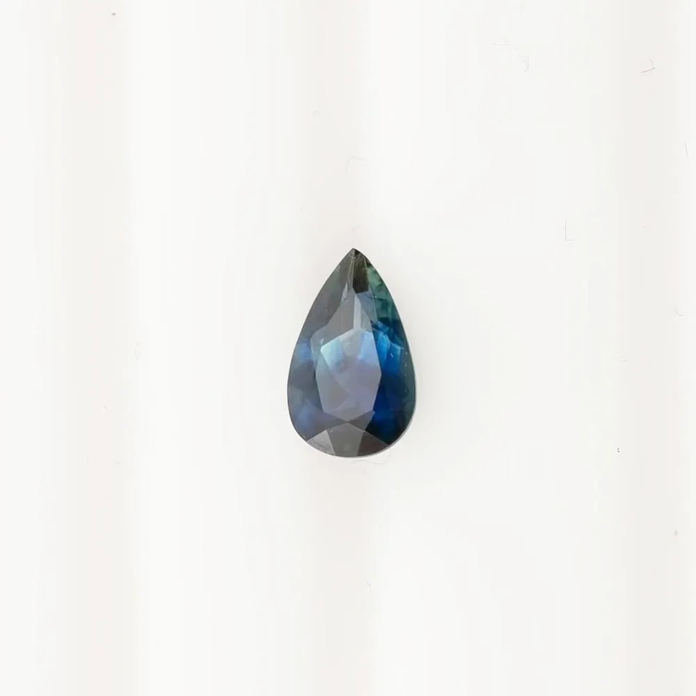 1.06ct Pear Shape Dark Blue Montana Sapphire SF010