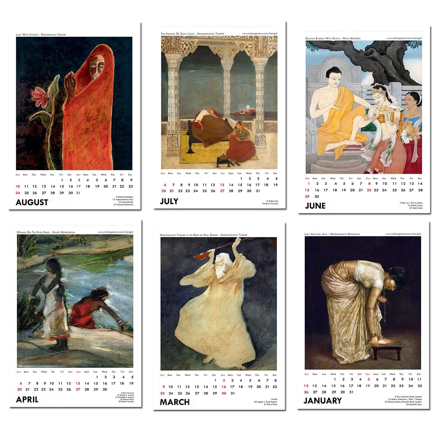 2025 Desk Calendar - Bengal School Of Art