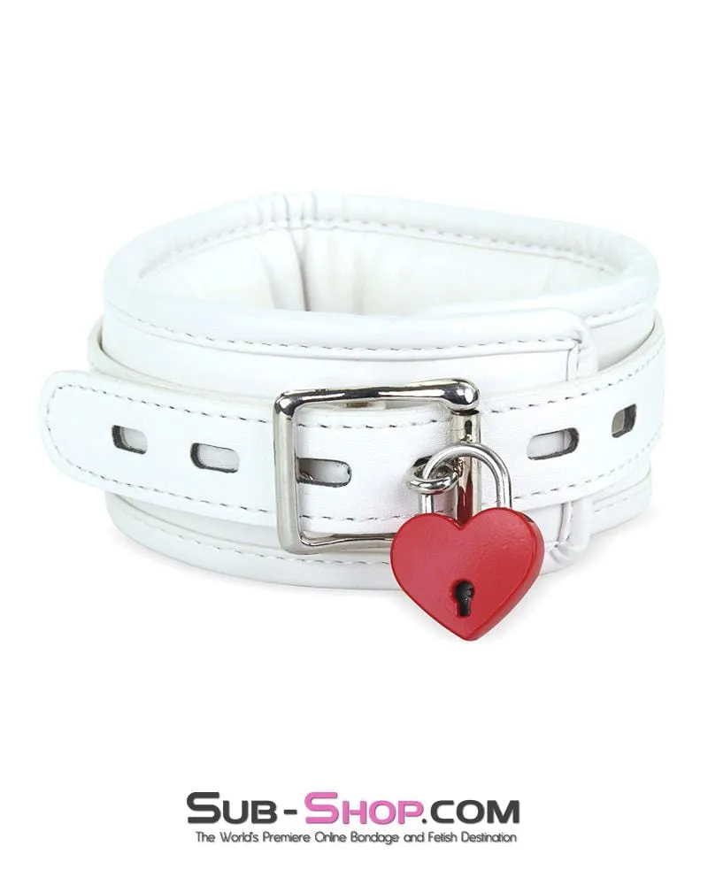 9724AE      Red Heart Bondage Gear Padlock