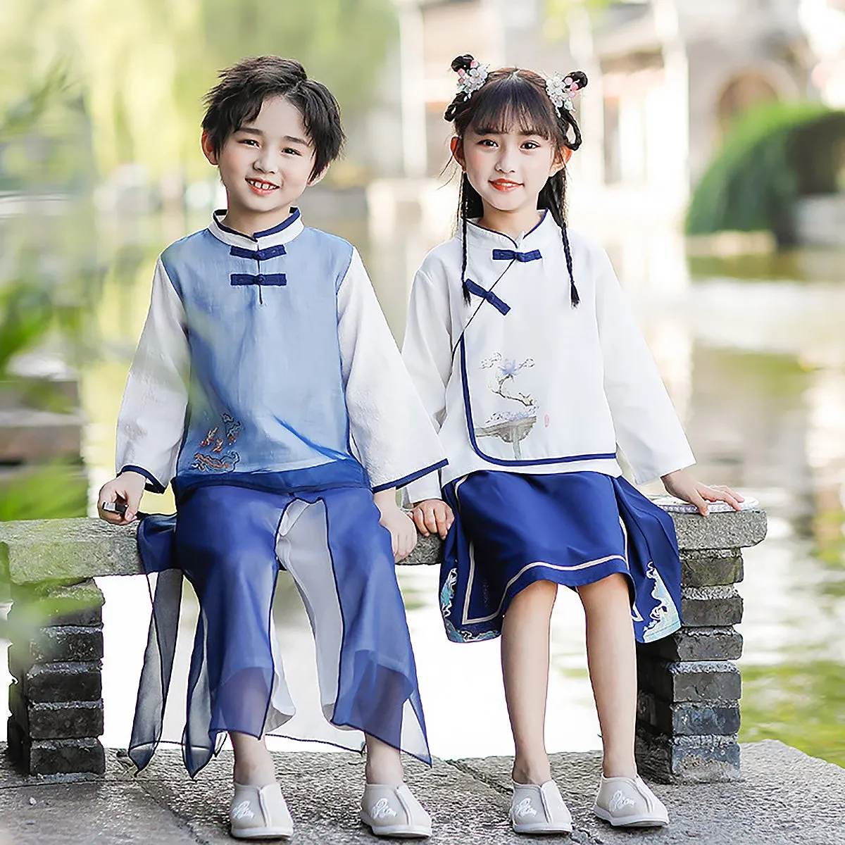 Boys Chinese Outfit Traditional Clothing