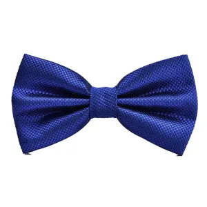 Classy Men Blue Deluxe Pre-Tied Bow Tie