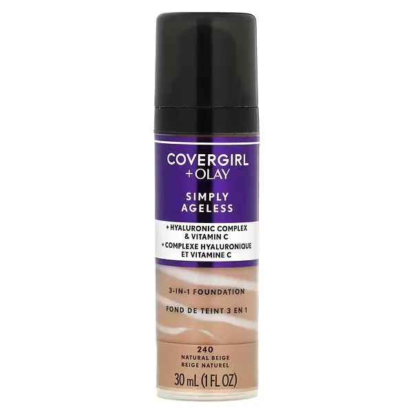Covergirl & Olay Simply Ageless 3 In 1 Foundation 240 Natural Beige