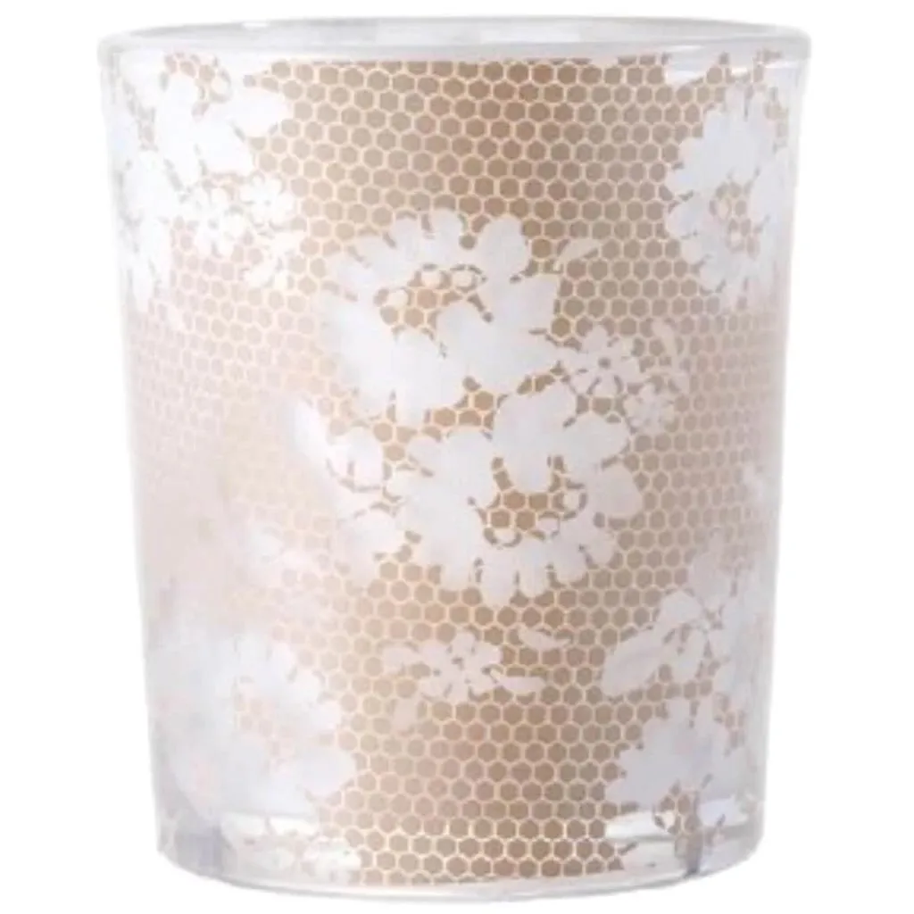 David Tutera Casual Elegance Honeycomb Lace Votive Holders