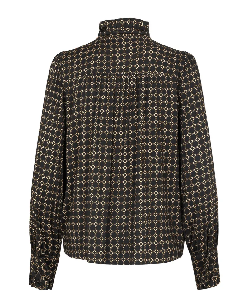 Dea Kudibal Merle Bees Ruffle Blouse