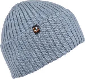 Evolution Knitwear Wool Rib Knit Beanie Hat for Men or Women - Super Soft Merino Wool - Made in The USA