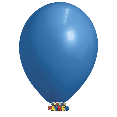 Globos Payaso 12in Balloon Deco Translucid Navy Blue 50ct