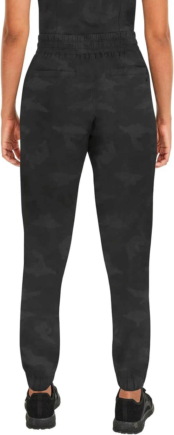 Healing Hands Scrubs for Women Jogger Camo Pant Tate 5 Pockets Moisture Wicking, Easy Care, 360 Stretch, Quick Dry - 9350