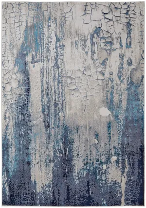 Indio IND39H2F Ivory/Blue Rug