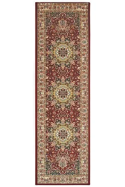 Kashan 119N Red/ Ivory Rug