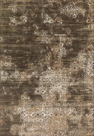 Kingston Rug in Dk Taupe & Multi