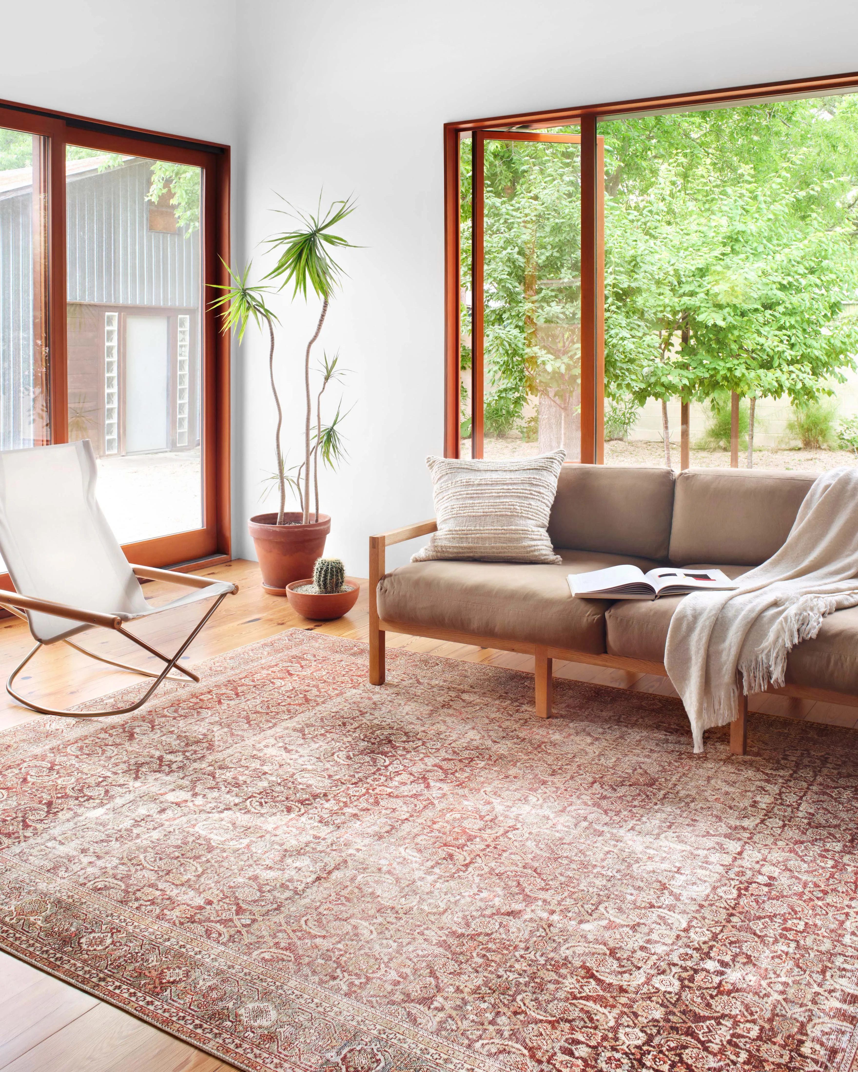 Layla Rug in Cinnamon & Sage