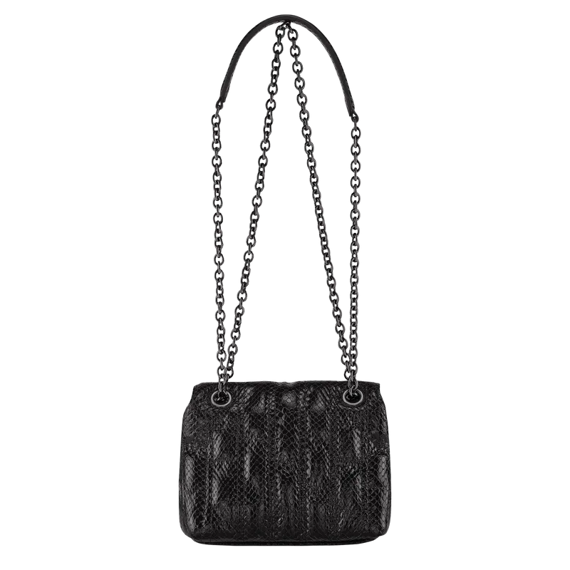 Longchamp - Brioche Serpent Cross Body Bag XS in Black