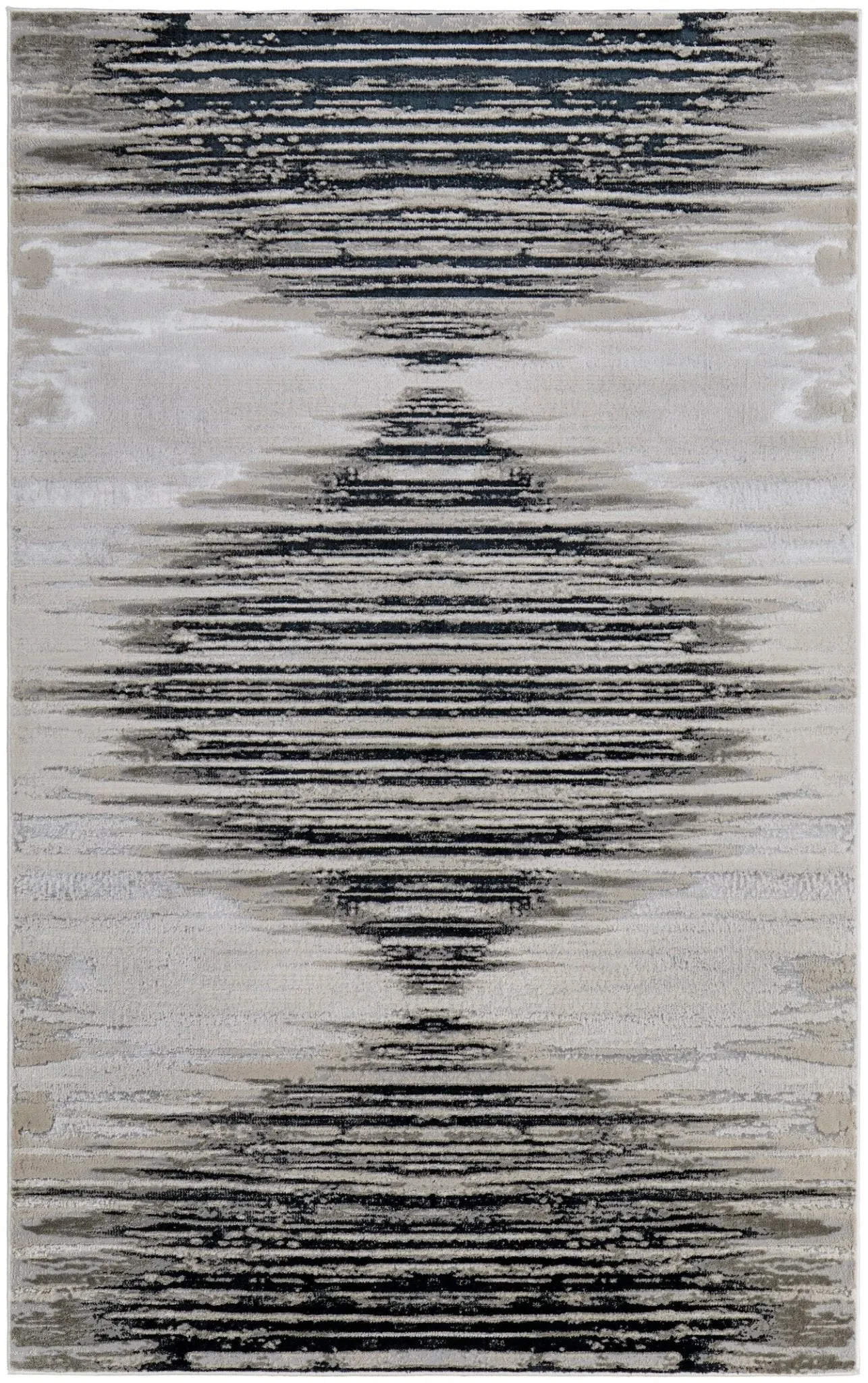 Micah 69439LRF Black/Silver Rug