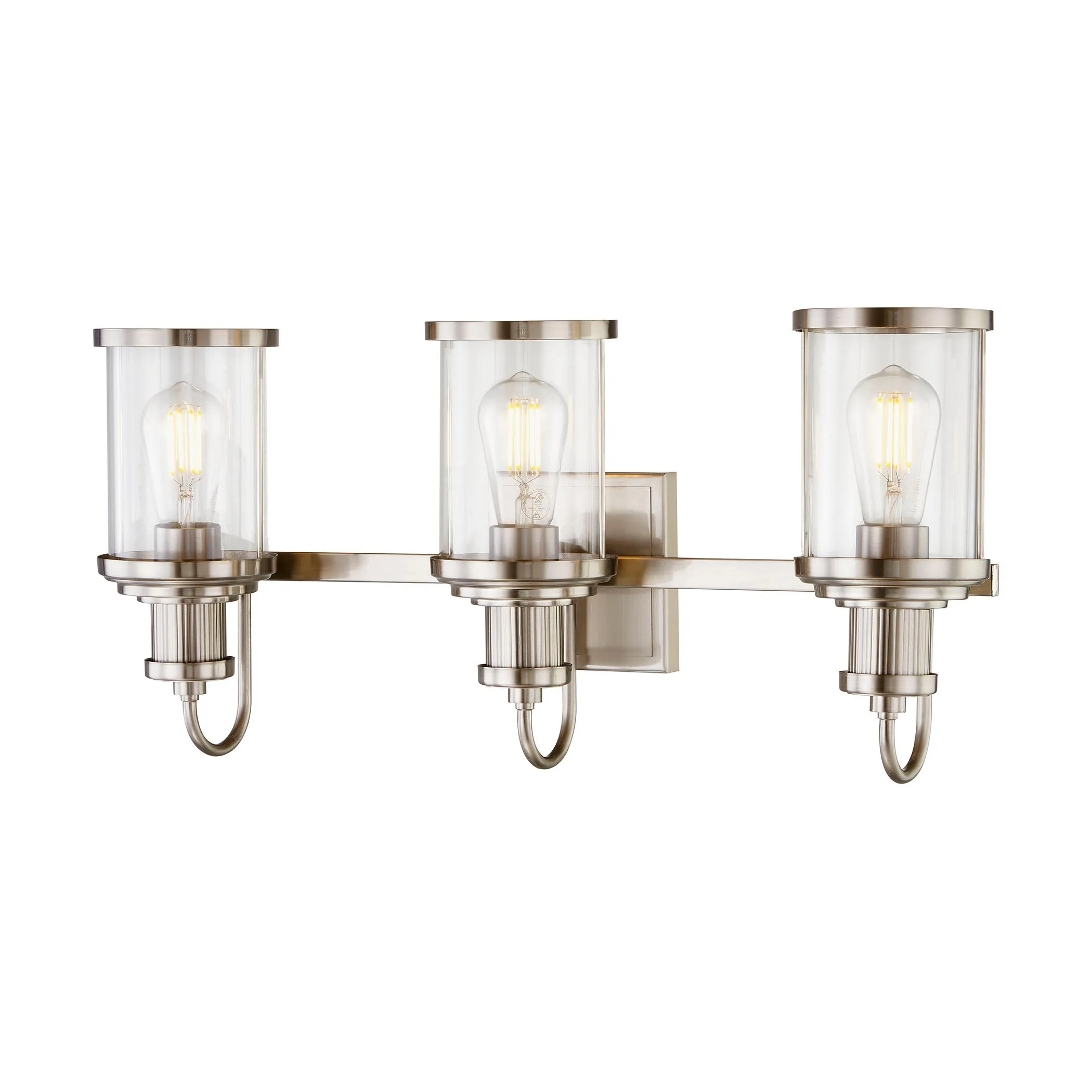 Millburn 24" 3 Light Vanity Light in Satin Nickel