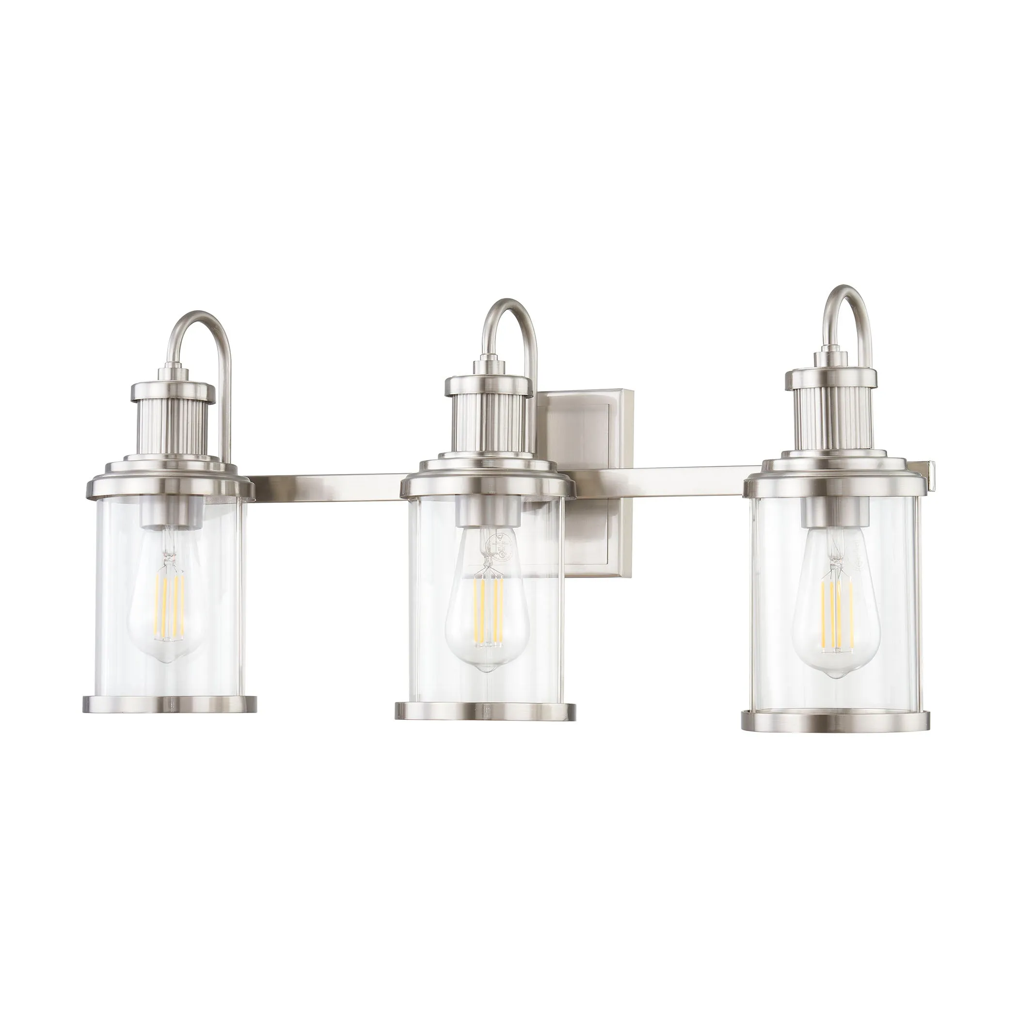 Millburn 24" 3 Light Vanity Light in Satin Nickel