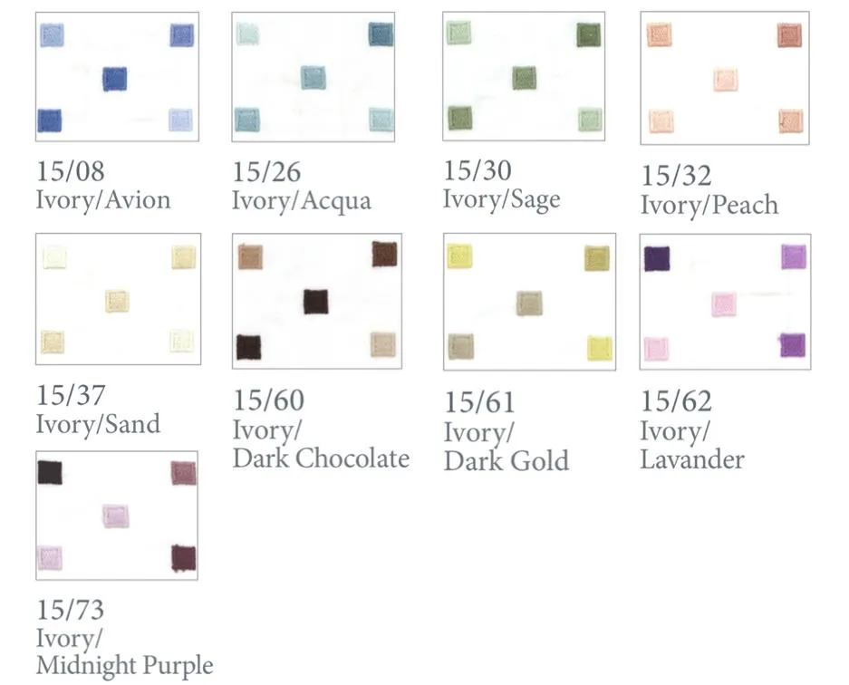 Minerva Embroidered Bath Towels by Dea Linens