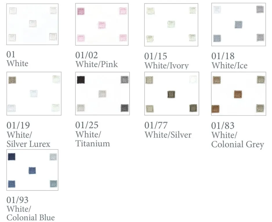Minerva Embroidered Bath Towels by Dea Linens