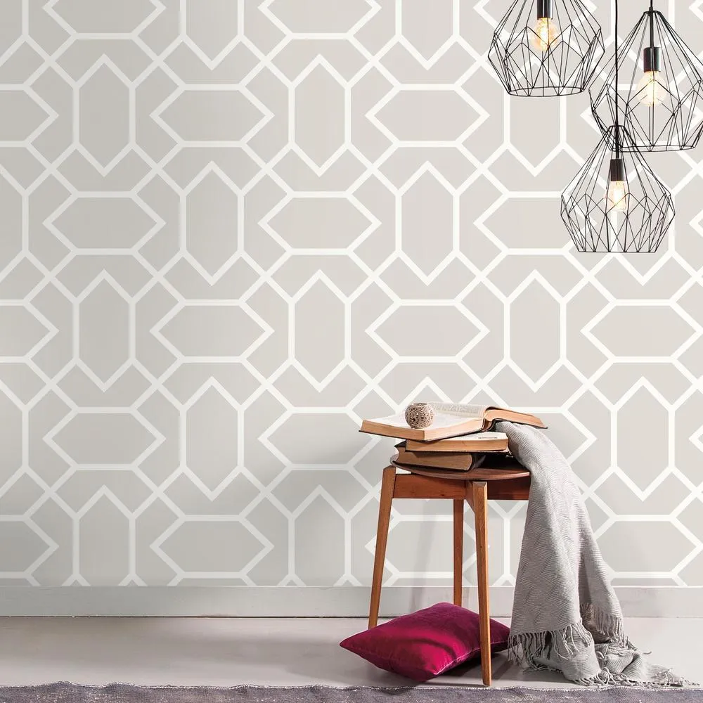 Modern Geometric Peel and Stick Wallpaper