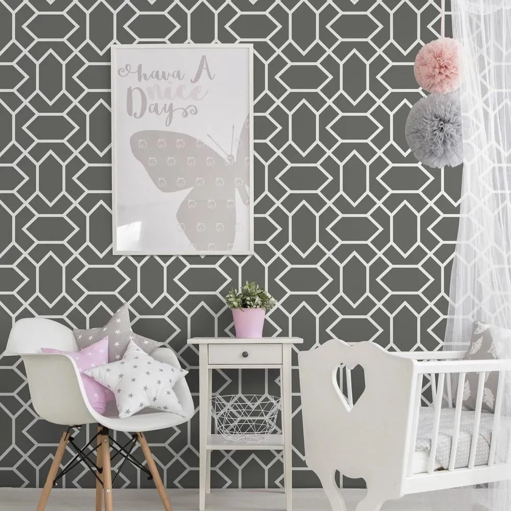 Modern Geometric Peel and Stick Wallpaper
