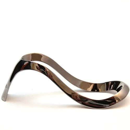 Mr. Brog Metal Lady Shoe Style Tobacco Pipe Stand in Gift Box - Gold