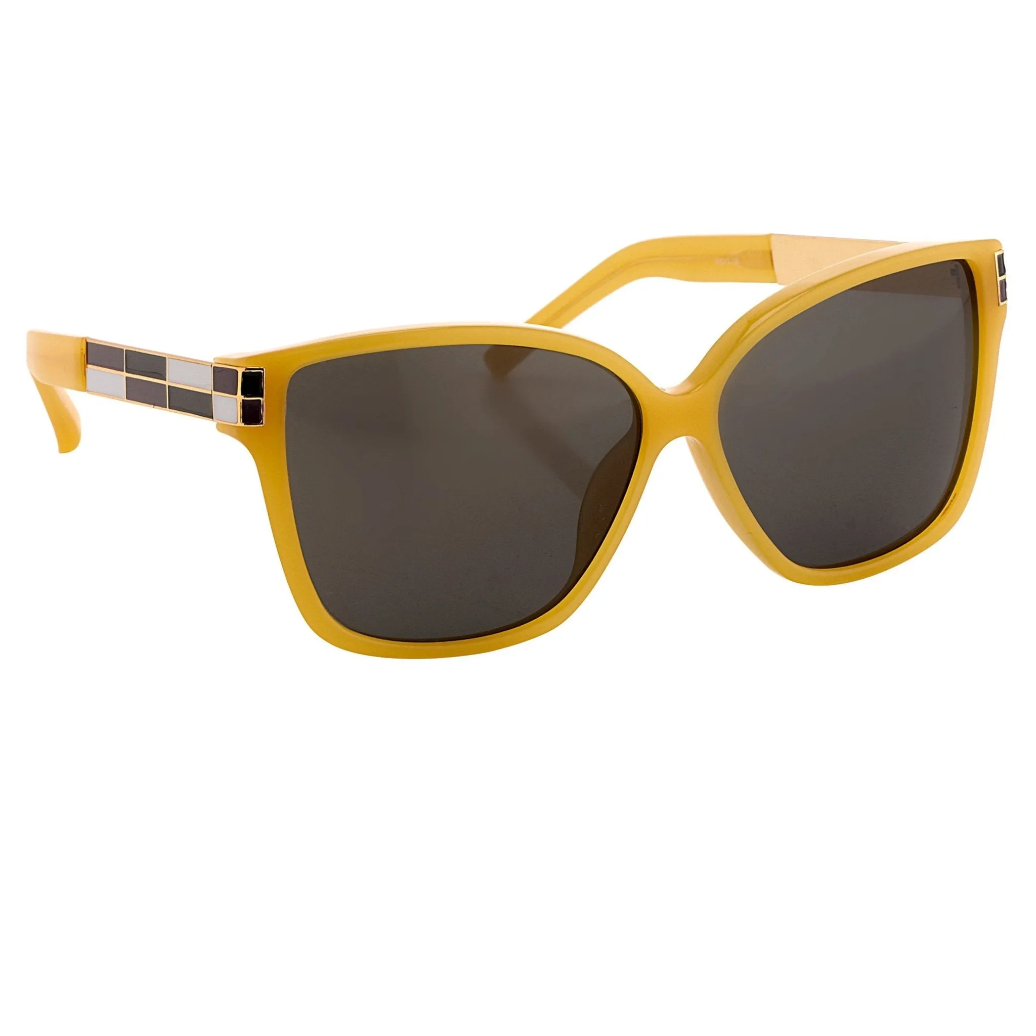 Oscar De La Renta Sunglasses Oversized Gold