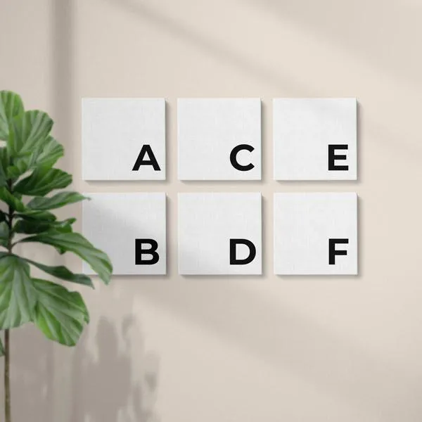 Pop Chic - 6 Square Gallery Set