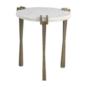 Rench Side Table, White