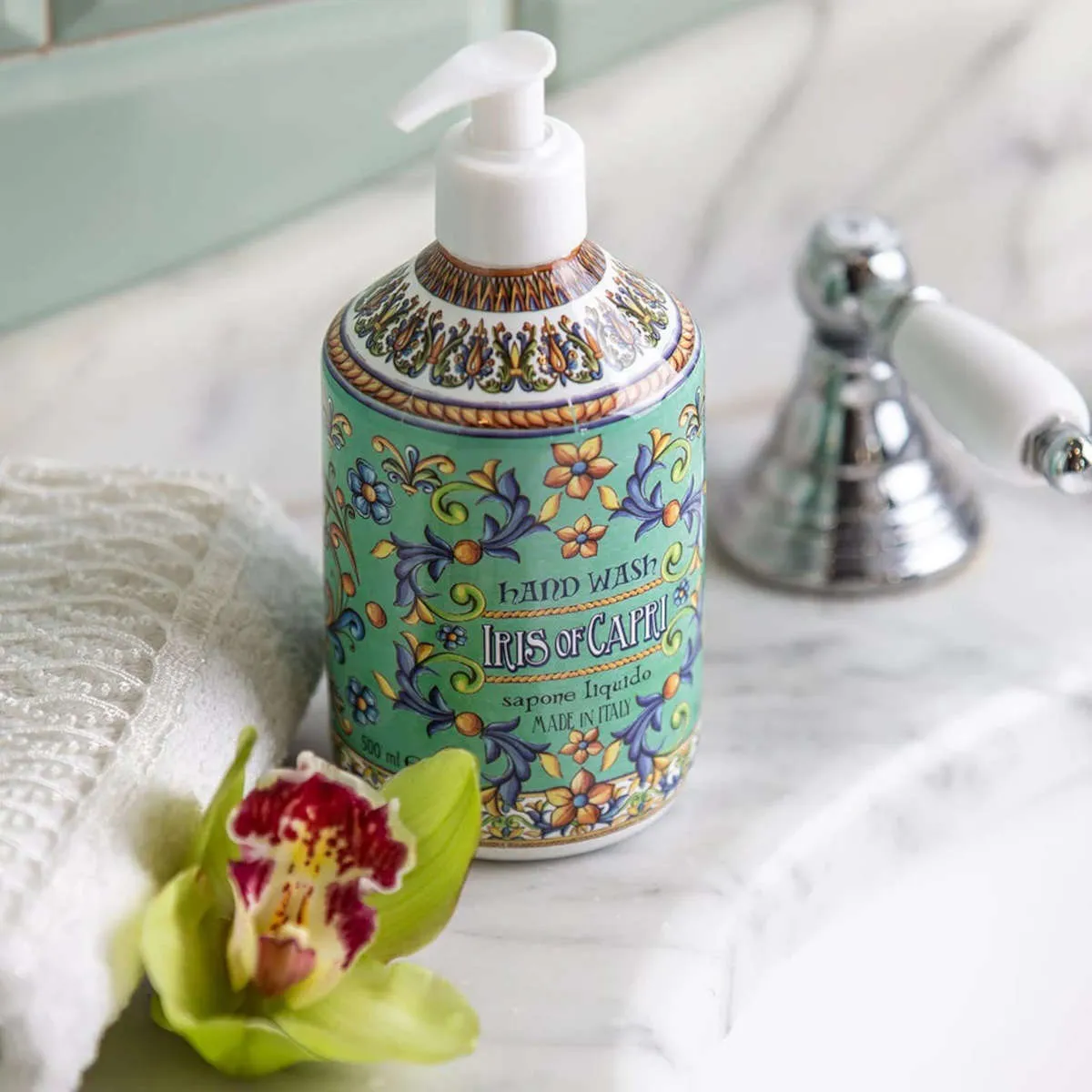 Rudy Profumi Maioliche Isle of Capri Iris and Ylang Ylang Hand Wash 500ml
