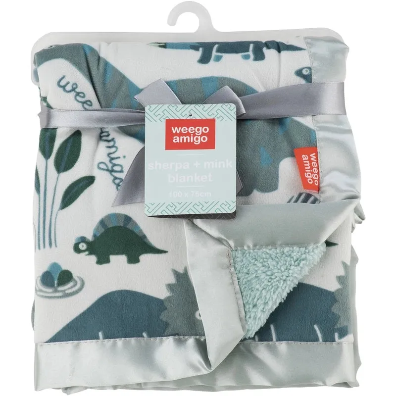 Sherpa   Mink Baby Blanket