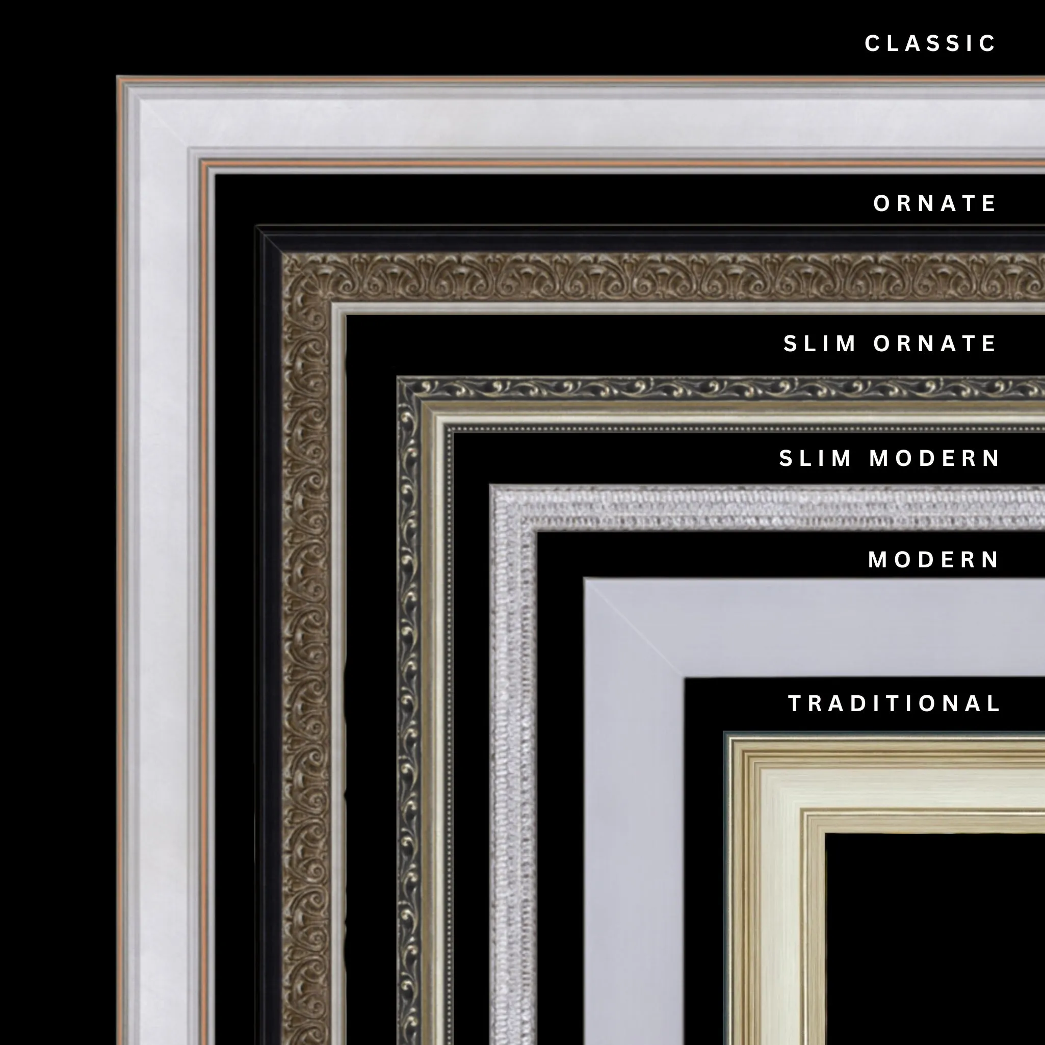 Silver 21x15 Picture Frame Ornate Traditional Classic Antique