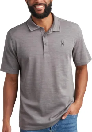 Spyder Mens Performance Polo Shirt - UPF 30  Moisture Wicking Quick Dry Golf Polo - Athletic Polo Shirts for Men (Size: S-XL)