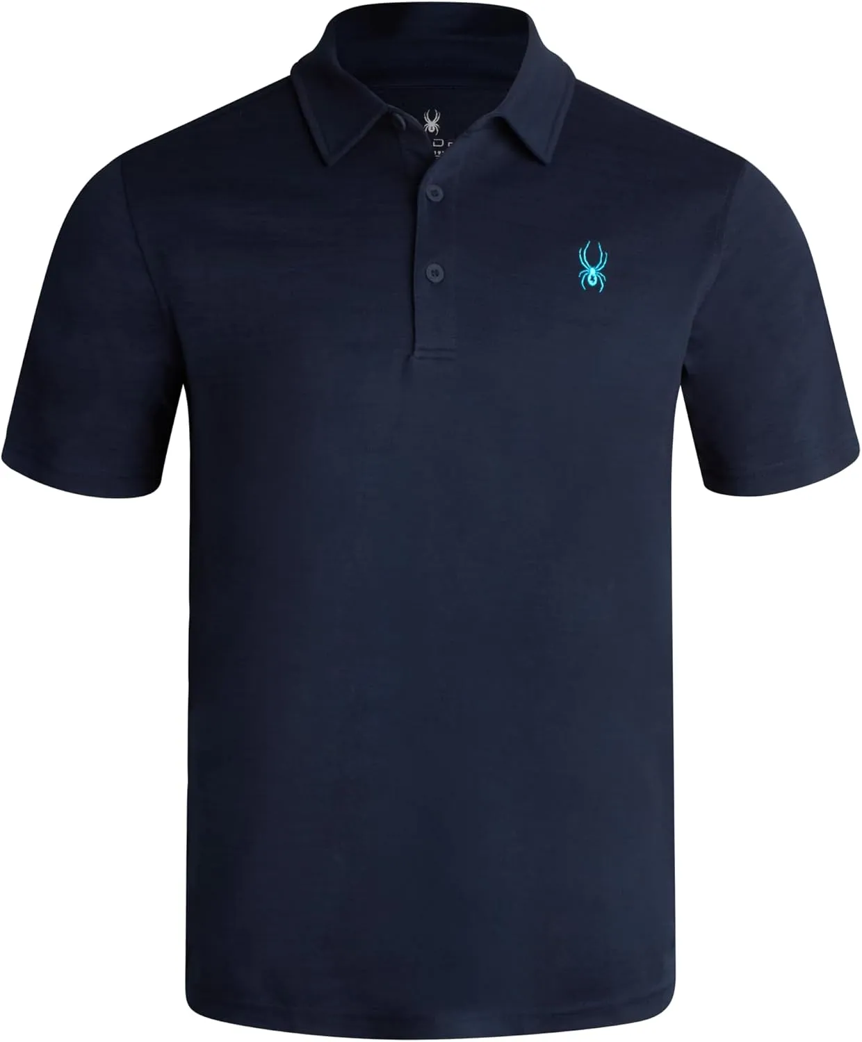 Spyder Mens Performance Polo Shirt - UPF 30  Moisture Wicking Quick Dry Golf Polo - Athletic Polo Shirts for Men (Size: S-XL)