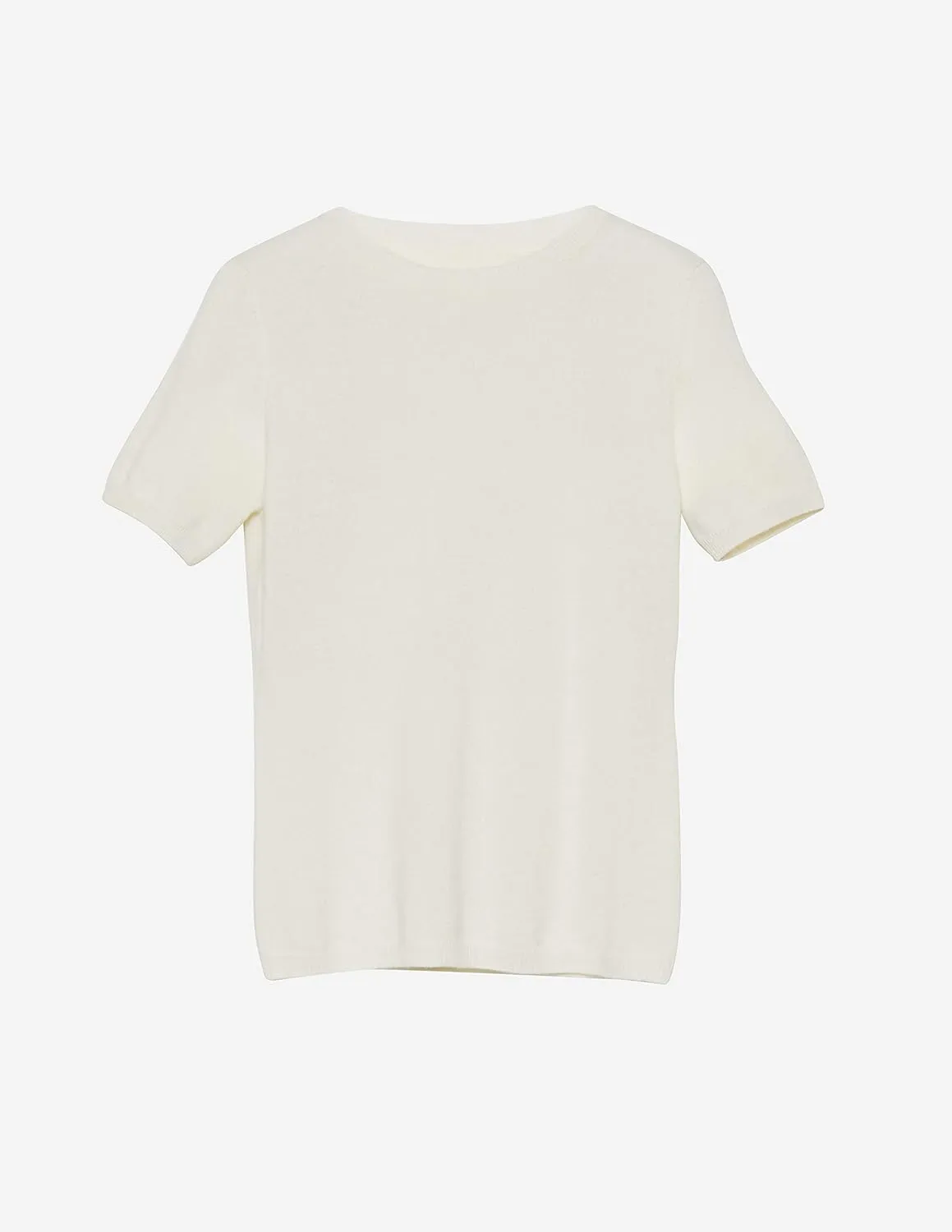 State Cashmere Womens Essential Short Sleeve Crewneck Sweater 100% Pure Cashmere Classic Tee Pullover
