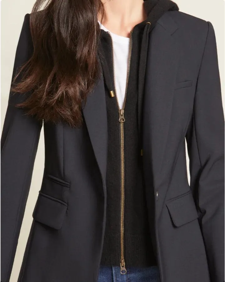 Veronica Beard Cashmere Wool Hoodie Dickey