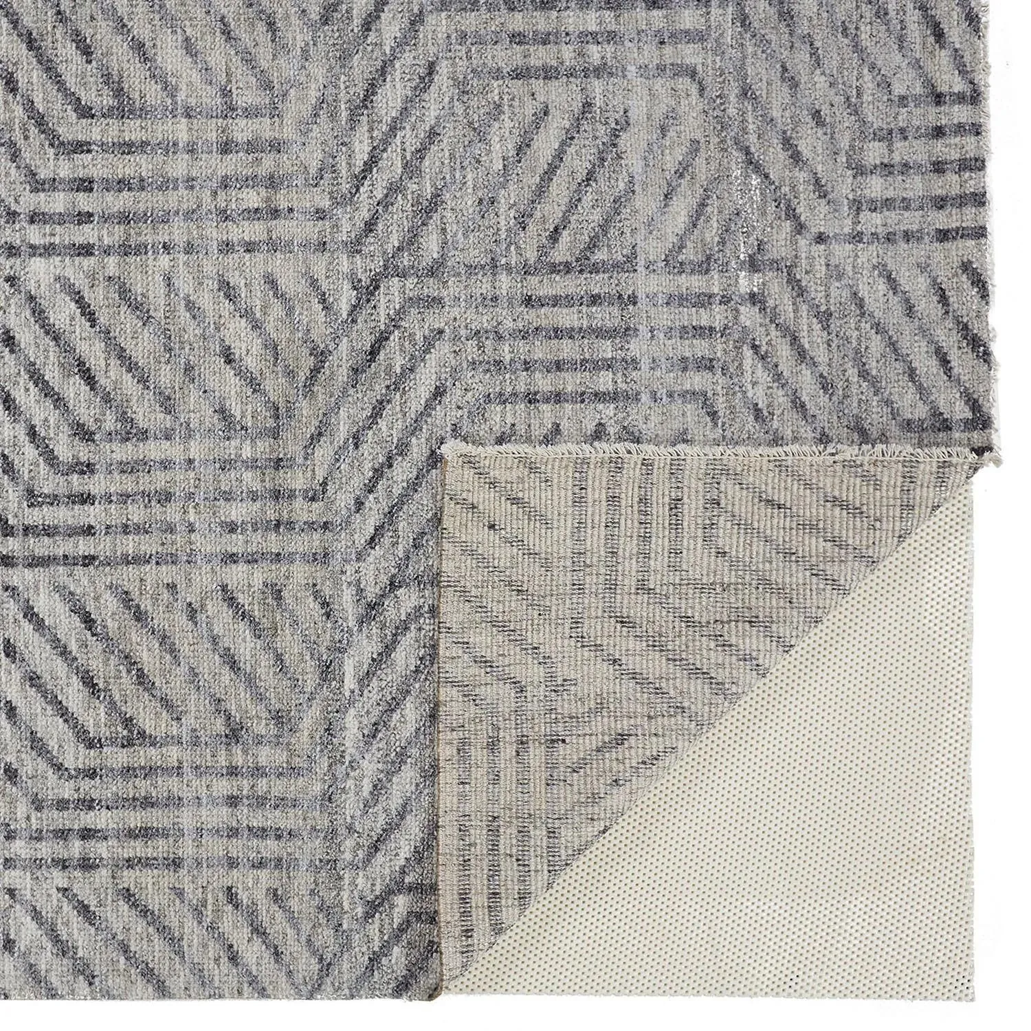 Vivien 8046556F Gray/Tan Rug