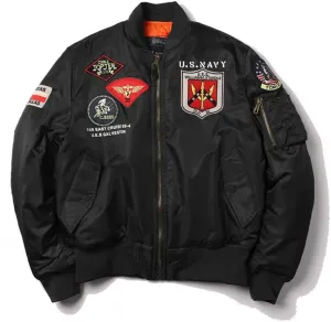 Winter Tactical Military Bomber Flight Jacket Air Force Army Vintage Motorcycle US NAVY Hip Hop Outwear Coats for men