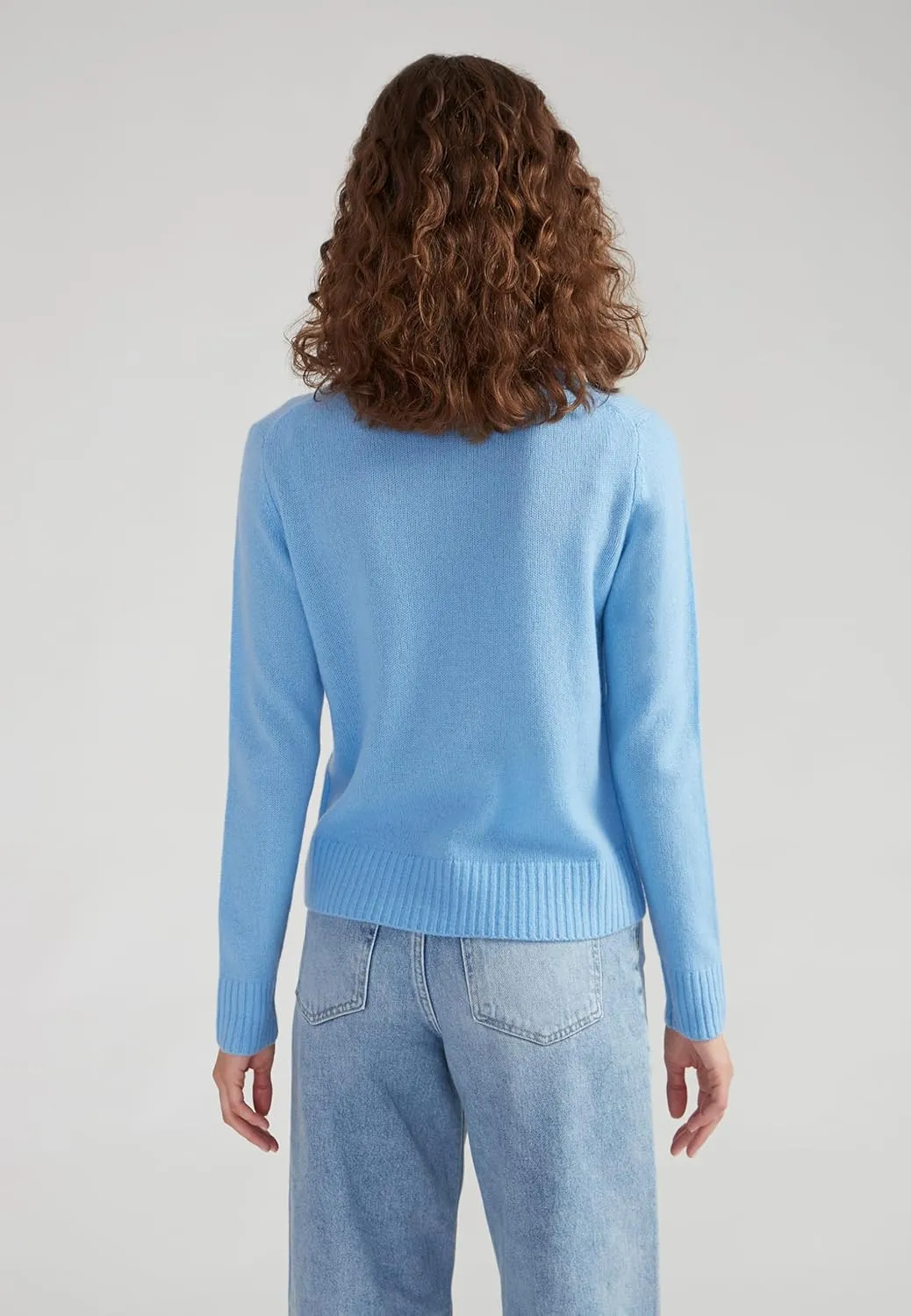 Women's 100% Cashmere Turtleneck Sweater, Regular Fit, Stylish Premium Knit Jumper for Autumn Winter