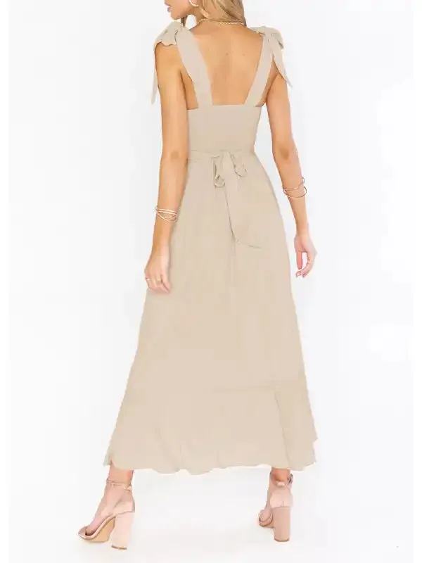 Women’s Elegant and Fashionable Commuter Slit French High-end Sense Dress