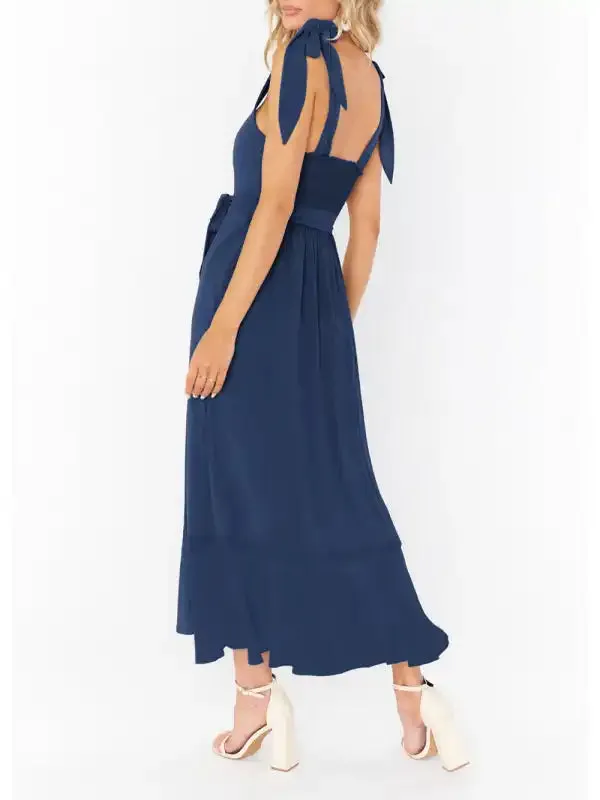 Women’s Elegant and Fashionable Commuter Slit French High-end Sense Dress
