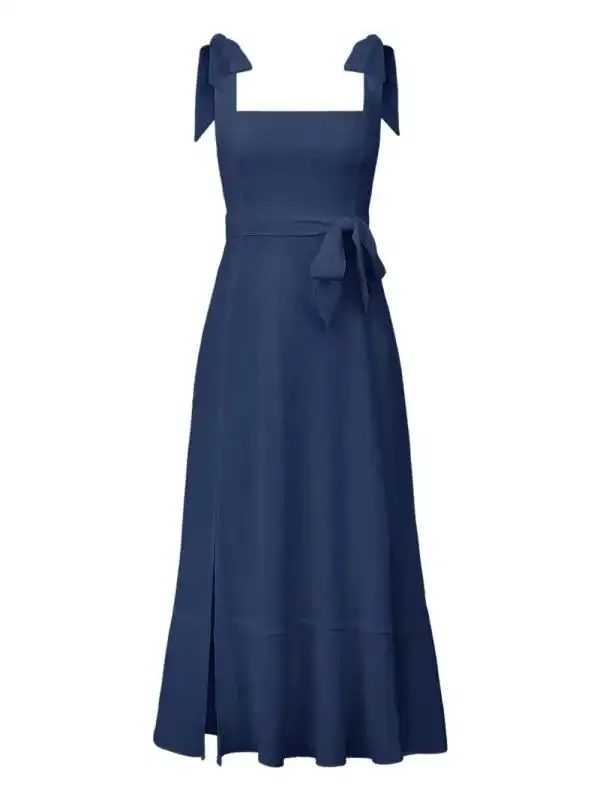 Women’s Elegant and Fashionable Commuter Slit French High-end Sense Dress
