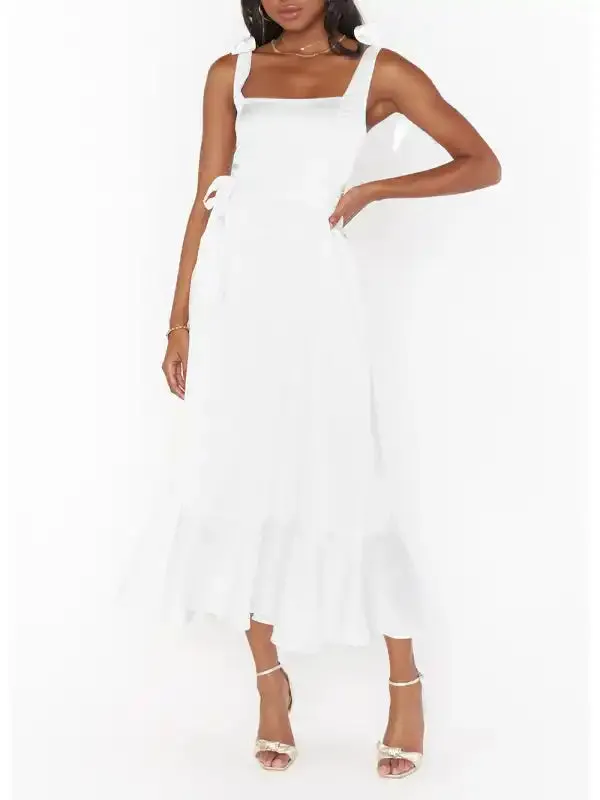 Women’s Elegant and Fashionable Commuter Slit French High-end Sense Dress