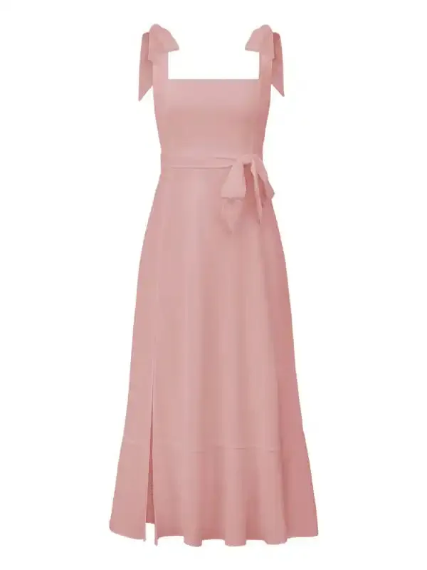 Women’s Elegant and Fashionable Commuter Slit French High-end Sense Dress