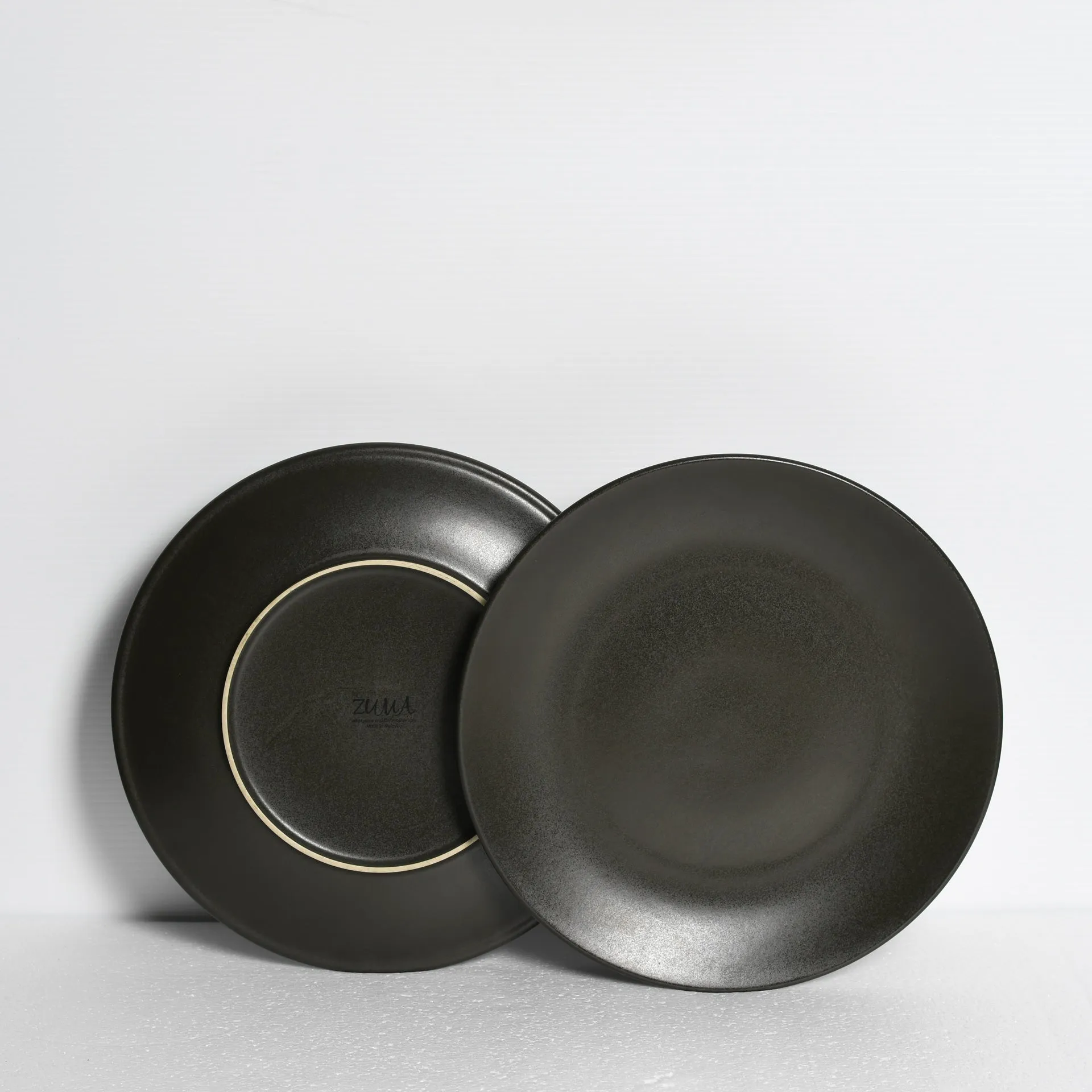 Zuma Charcoal Coupe 28cm-Main Plate